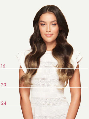 Dark Brown Balayage / 16 inch | 160g