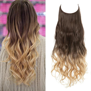 Dark Brown to Ash Blonde / 22 inch